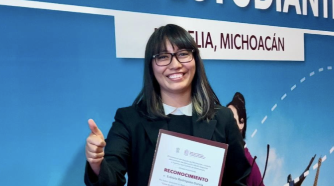 Con beca de movilidad, alumna michoacana realizará curso en Costa Rica