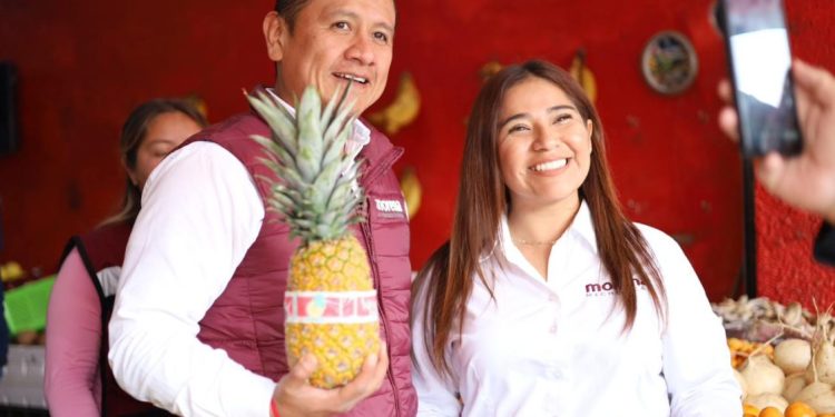 Brigadas de Torres Piña defienden 4T en Uruapan