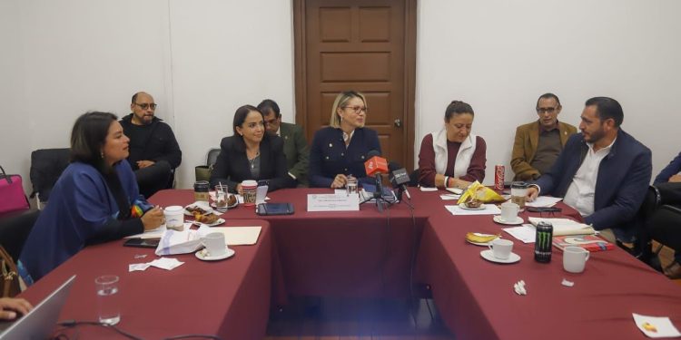 Comisiones Unidas se reúnen con rectora de la UMSNH