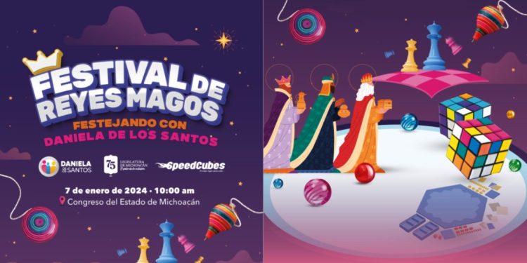 «Festival de Reyes Magos con Daniela De Los Santos: Diversión y Competencia para Niños y Jóvenes»