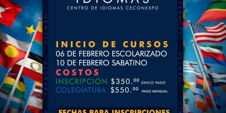 Inician inscripciones en el Centro de Idiomas del Ceconexpo