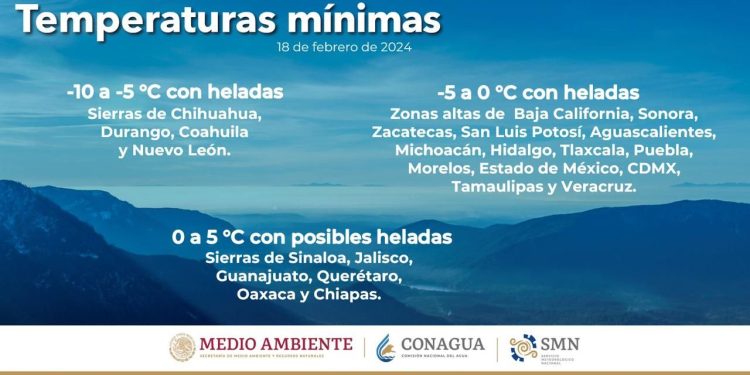 Advierte PC posible caída de nieve o agua nieve en zonas serranas de Michoacán