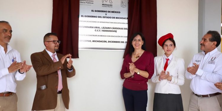 Se invierten 133 mdp para más de 200 escuelas en Uruapan