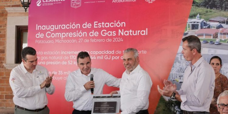 Reconoce ArcelorMittal respaldo de Bedolla en ampliación de estación de Cenagas