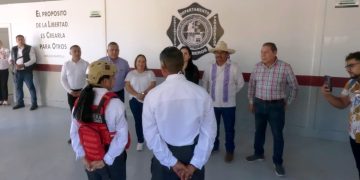Inauguran base de Protección Civil en penal de Uruapan