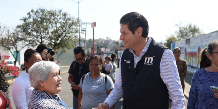 Celebran vecinos construcción de parques lineales y zonas seguras para peatones en Morelia