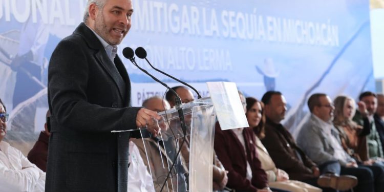 Llama Bedolla al uso sostenible y sustentable del agua ante sequía