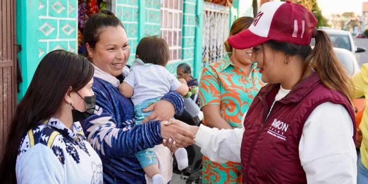 Seguiremos haciendo equipo para llevar bienestar a las familias de Zacapu: Mónica Valdez