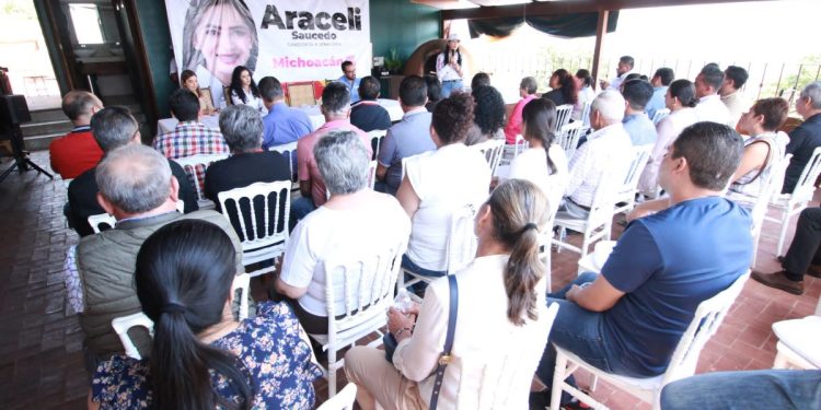 Por Michoacán y Tacámbaro ¡vamos por la construcción de una cultura de paz!: Araceli Saucedo
