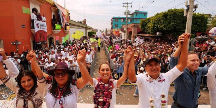 NO VAMOS A DEJAR SOLO A OAXACA, VAMOS A PONER NUESTRO CORAZÓN Y NUESTRO EMPEÑO: CLAUDIA SHEINBAUM DESDE TLACOLULA DE MATAMOROS