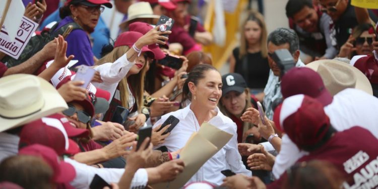 “VENIMOS DE UN MOVIMIENTO SOCIAL QUE CONQUISTÓ EL CORAZÓN DE MÉXICO EN 2018 Y QUE VA A TRIUNFAR EN 2024”: CLAUDIA SHEINBAUM DESDE GÓMEZ PALACIO, DURANGO