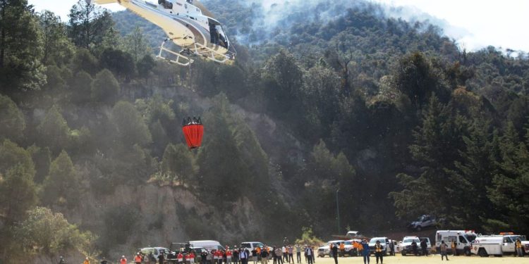 Controlado en un 90 % el incendio forestal en Tlalpujahua: Cofom