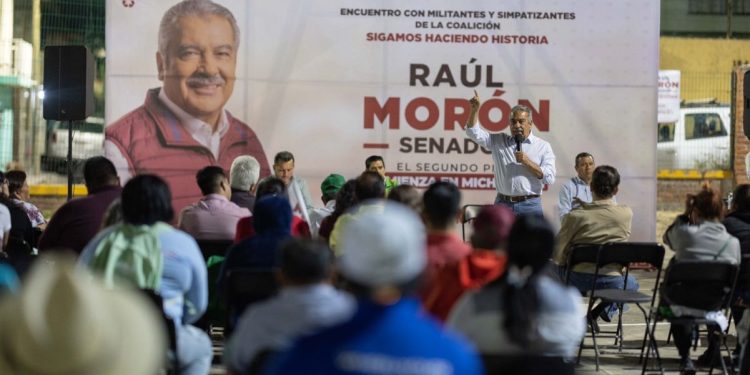 “Vamos a demostrar que en Michoacán hay gente progresista ”: Raúl Morón