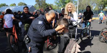 SSP lleva a cabo Rodando la bici con tu Guardia Civil en Morelia