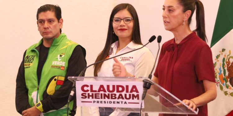 Ratifica Carolina Rangel respaldo total al proyecto de Sheinbaum en Michoacán