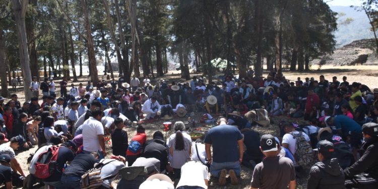 Con ritual, pueblos originarios piden permiso a sus ancestros para la K’uínchekua