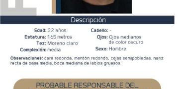 Ofrece FGE recompensa para la detención de Ventura Enrique Astorga García, presunto responsable del homicidio de Saúl R.