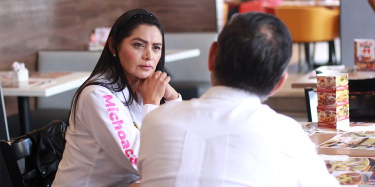 Las y los michoacanos lo saben, somos el proyecto de la unión y la reconciliación nacional: Araceli Saucedo