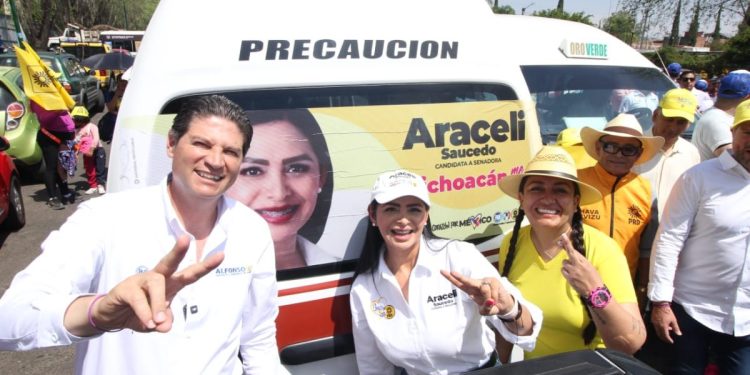 Morelia debe seguir brillando por y para quienes en ella viven: Araceli Saucedo