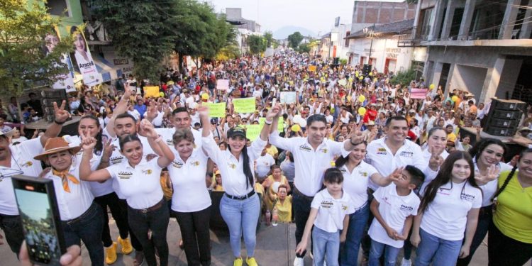 Huetamo va con Fuerza y Corazón por México: Araceli Saucedo