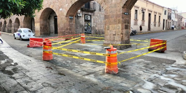 Emite ayuntamiento de Morelia alerta Vial por cierre temporal de calle Valladolid