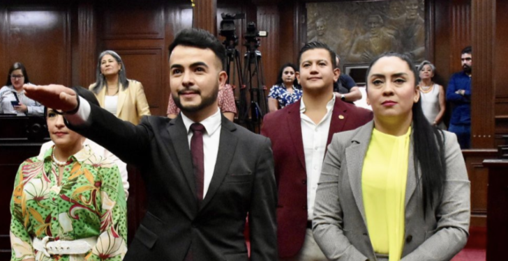 Rinde protesta ante 75 Legislatura, Christian Pineda Chávez, como diputado local.