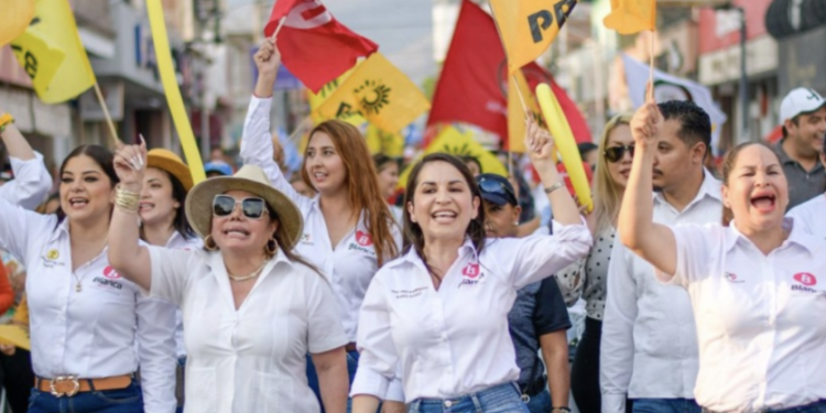 Coordinadora del PVEM en el Congreso del Estado, respalda a Blanca Álvarez y candidatos de Fuerza y Corazón por México
