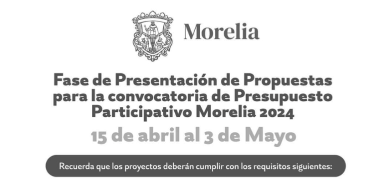 Aún abierto el proceso para presentación de proyectos ciudadanos