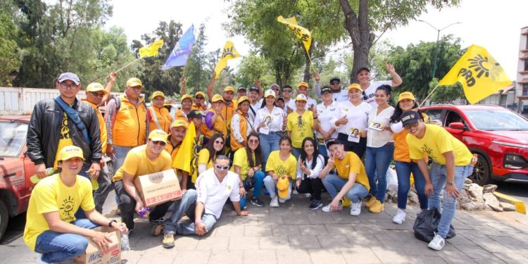 En Morelia la gente está decidida a votar por el rescate de México: Araceli Saucedo