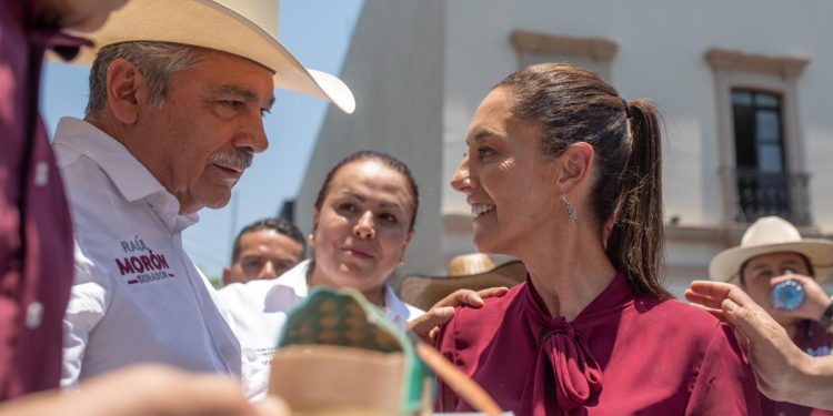 Como un éxito rotundo, califica Morón gira de Claudia Sheinbaum por Michoacán