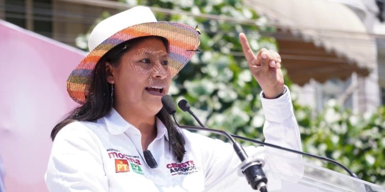 Llama Celeste a apoyar, sin zigzagueos, las candidaturas de la 4T