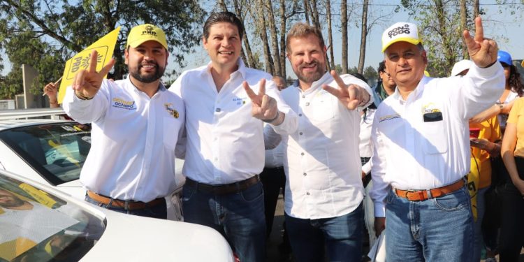 Acompaña Octavio Ocampo a candidatos del PRD en Morelia