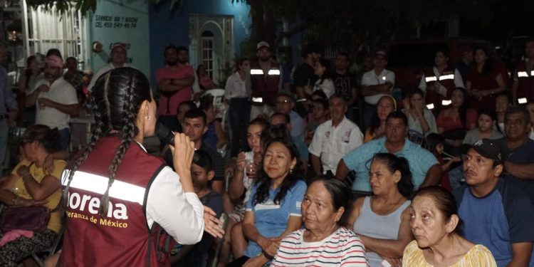 Con Fanny Arreola, los apatzinguenses tendrán una ciudad iluminada.