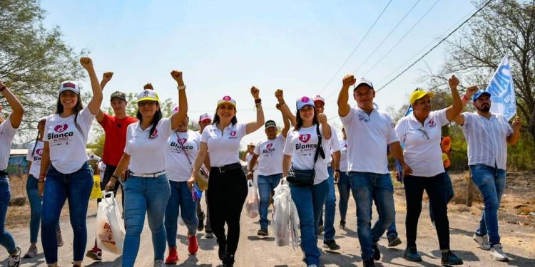 El triunfo de la coalición reafirmará la voluntad del pueblo de Apaztingan: Blanca Álvarez.