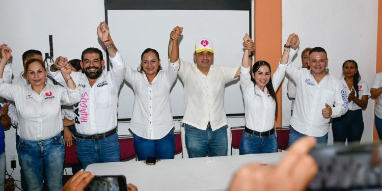 Se consolida triunfo de Blanca Álvarez en Apatzingán