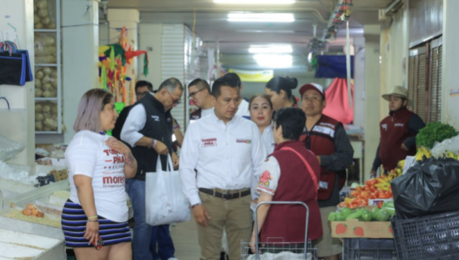 Impulsará Torres Piña rescate de mercados municipales de Morelia