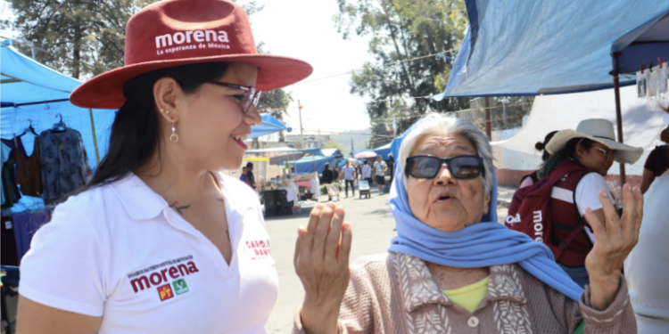 Aranca Carolina Rangel última etapa de campaña con más de 40 mil ciudadanos visitados