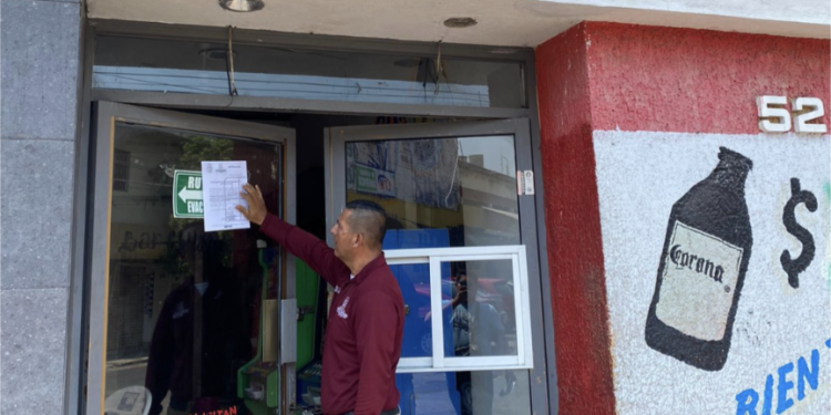 El Gobierno local notifica sobre Ley Seca.