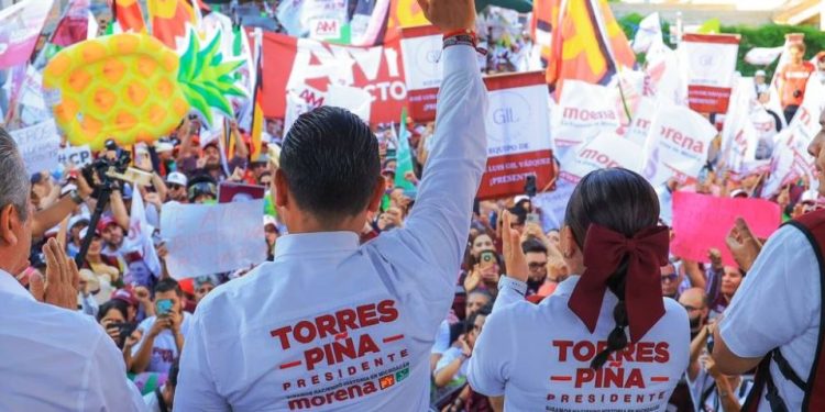 Morena ganará 3 a 1 en Distrito 16 de Morelia, dice Torres Piña a más de 8 mil simpatizantes de la 4T