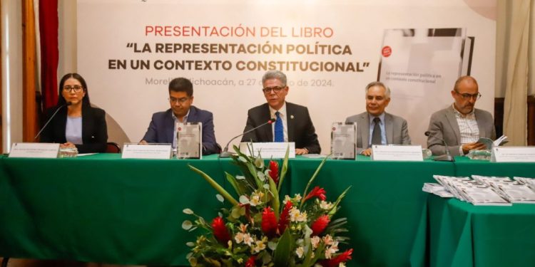 Presentan libro “La representación política en un contexto constitucional”, en el Congreso del Estado