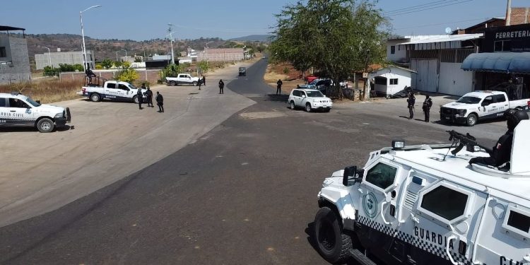 Refuerza SSP operativo en Cotija para garantizar el orden y la tranquilidad