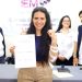Giulianna Bugarini recibe constancia que la acredita como diputada del distrito 11