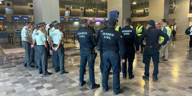 Capacitan a agentes de la SSP en técnicas y operaciones de seguridad en aeropuertos