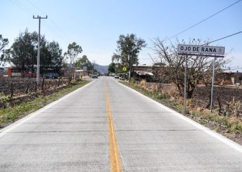 Renovó SCOP caminos que comunican a poblaciones de región Lerma-Chapala
