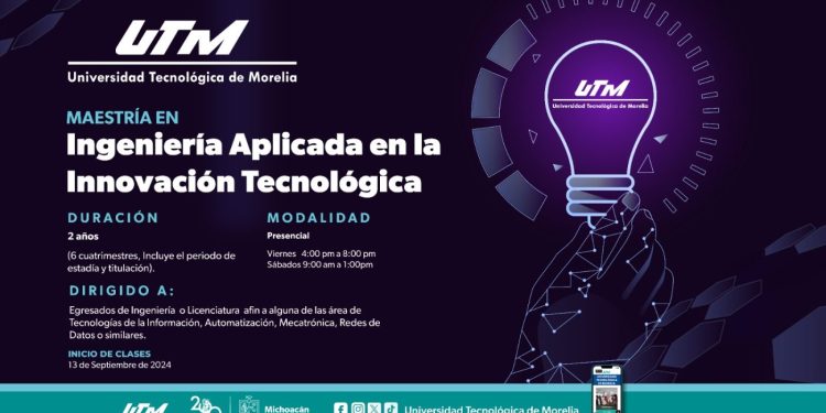 UTM abre convocatoria para maestría en Innovación Tecnológica