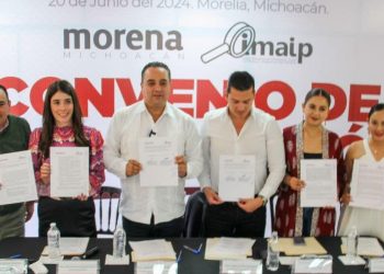 Renovación de convenio con IMAIP fortalecerá capacitación y transparencia: Morena