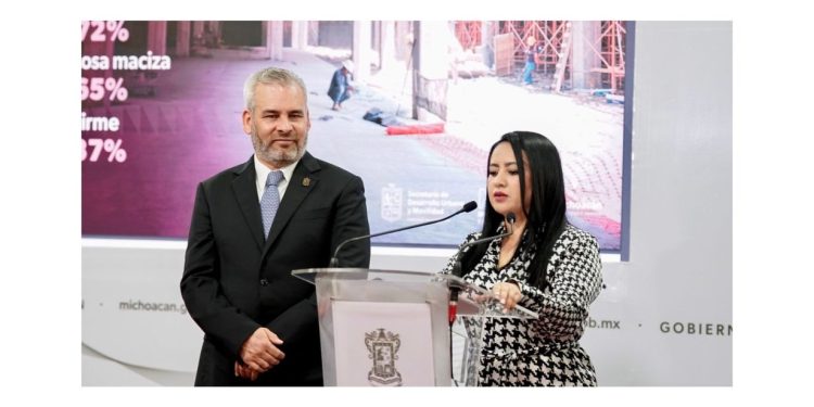 Destaca Bedolla avance del 43 % en construcción del teleférico de Uruapan