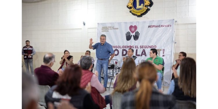 Continúa Morón con foros informativos en Michoacán sobre la Reforma Judicial