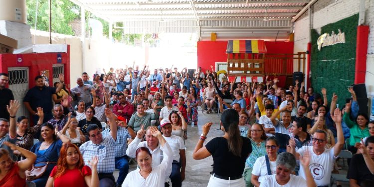 Informa y agradece Fanny Arreola a la estructura de Morena en Apatzingán