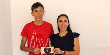 Impulsa Fanny Arreola el deporte en Apatzingán; apoyo al ciclista Jorge Eduardo Huerta Béjar